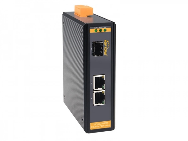  | Industrial 1*GE SFP and 2*10/100/1000M TX with PoE (OPT-IES2012P)